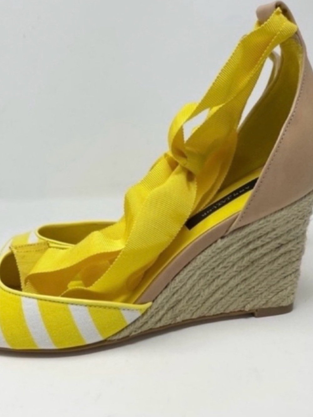 Ann Taylor Peep Toe Espadrille s 8 / 8.5